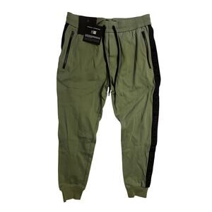 Men's Moose Knuckles Borough Jogger Sap Green Size L  NWT